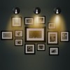 BERGUSTCH Battery Powered LED Spotlight, Wall Picture Lights, Indoor Uplighting,