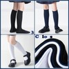 Mini angel Knee High Socks for Girls White Knee High