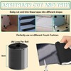 TEUVO 15cm(6") X 2m Couch Cushion Non Slip Pads to