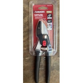 Husky Classic Steel Anvil Pruner Shears 5/8 Inch Max Cut 8” Long Non Slip Grip