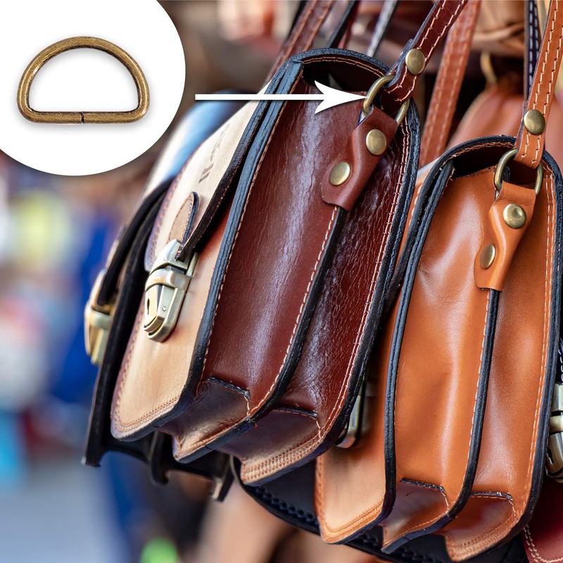 Trimming Shop Non Welded Metal D Ring Fasteners Durable Buckles