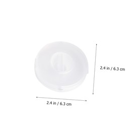 Mipcase 6Pcs Transparent Plastic Cord Winder Boxes Compact Earphone Cable Organizer Durable Cable Holders for Tidy Storage and Easy Travel Protects Wires From Damage