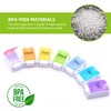 LEMBOL Detachable Pill Organizer,Weekly Pill Box 1 Time a Day,Large
