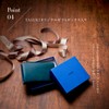 [TASUKI] Italian Leather Genuine Leather Wallet, Long Wallet, L-Shaped Zipper,