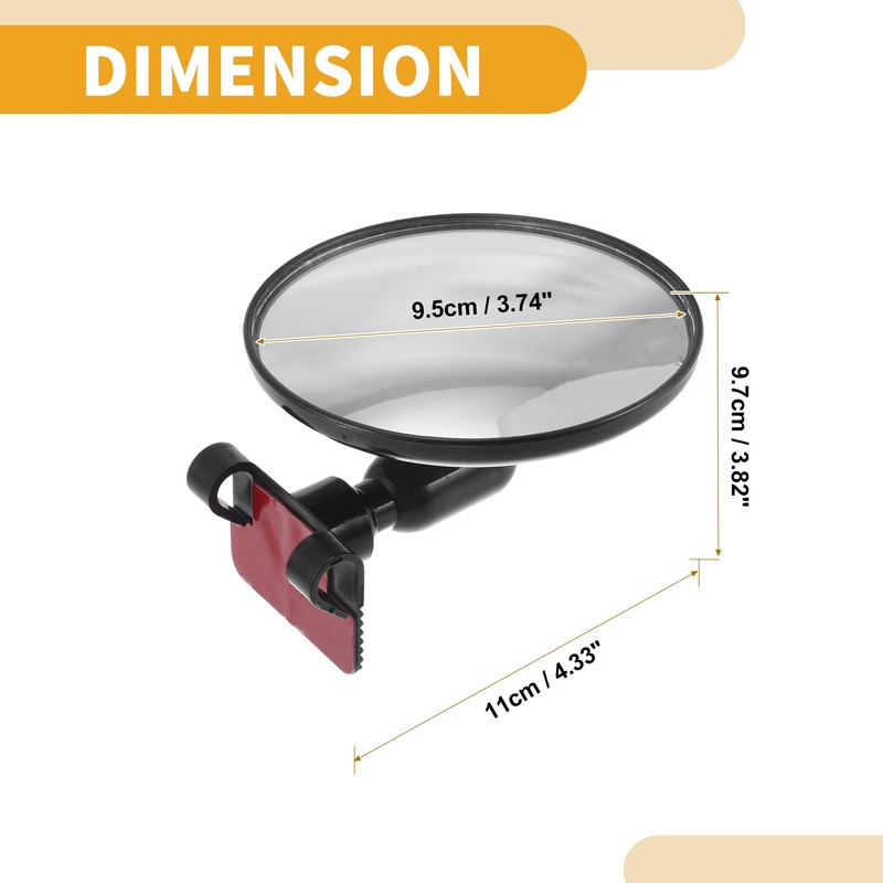 Partuto 1 Pc Middle Universal Blind Spot Car Mirrors -