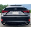 KUAFU Rear Bumper Lip Diffuser Compatible with 2014-2016 Lexus IS250