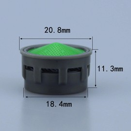 2pcs Faucet Aerator Water Saving Cap Foaming Eyelash Cap Straightener Cap Water Saving Water Saving Faucet Replacement Parts Plug In Filter for Bathroom or Kitchen