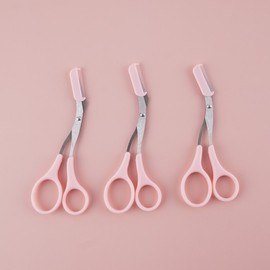 Eyebrow scissors for precise trimming, easy to use, durability 5ea