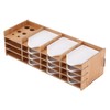Rhinestone Drawing Tray Easy Install MultiLayer Synthetic Wood Storage Organizer