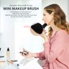 Retractable Makeup Brush 2 Pack with Cover, Ultra-Soft Synthetic Bristles
