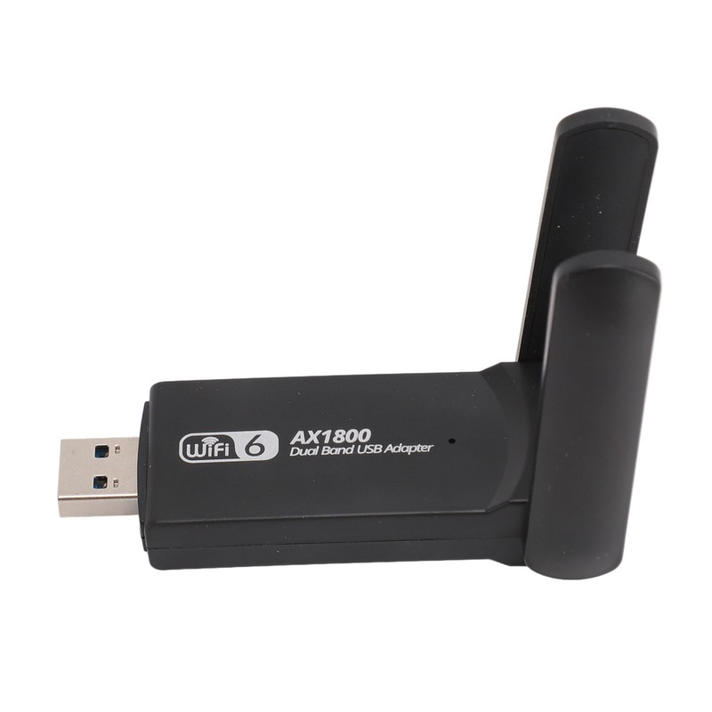 USB WiFi 6 Adapter 1800Mbps 2.4G 5G Dual Band Wireless