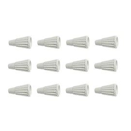 Univen Porcelain Ceramic Twist Wire Connectors (12, Large)