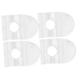 GRIRIW 4pcs Cordless Blind Handles Blind Clips for Valance Curtain Handles Clip Hooks Decorative Drapery Parts