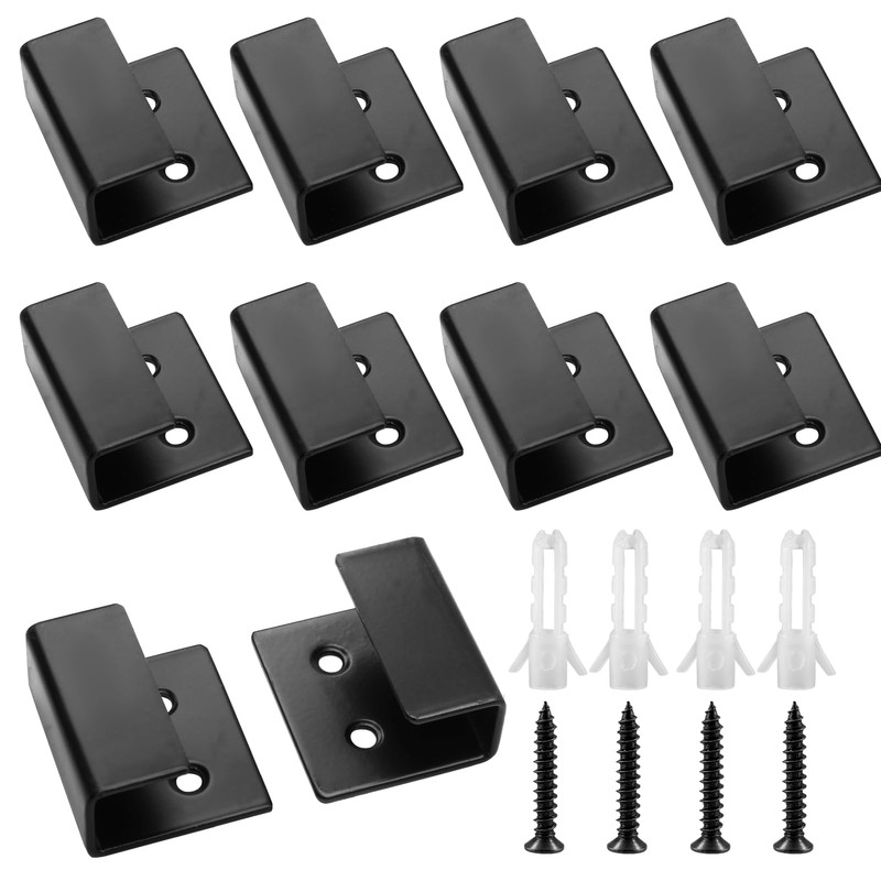 Luomorgo 10 Pcs Tile Display Hanger, Stainless Steel Wall Mounted