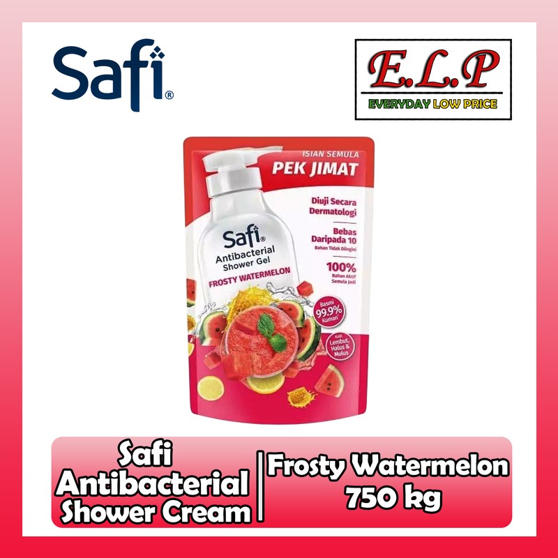 Safi Anti Bacterial Shower Cream Refill 850g