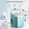 ZAFRO ZAFRO Countertop Ice Maker,Portable Ice Machine with Carry Handle,Self-Cleaning,Basket