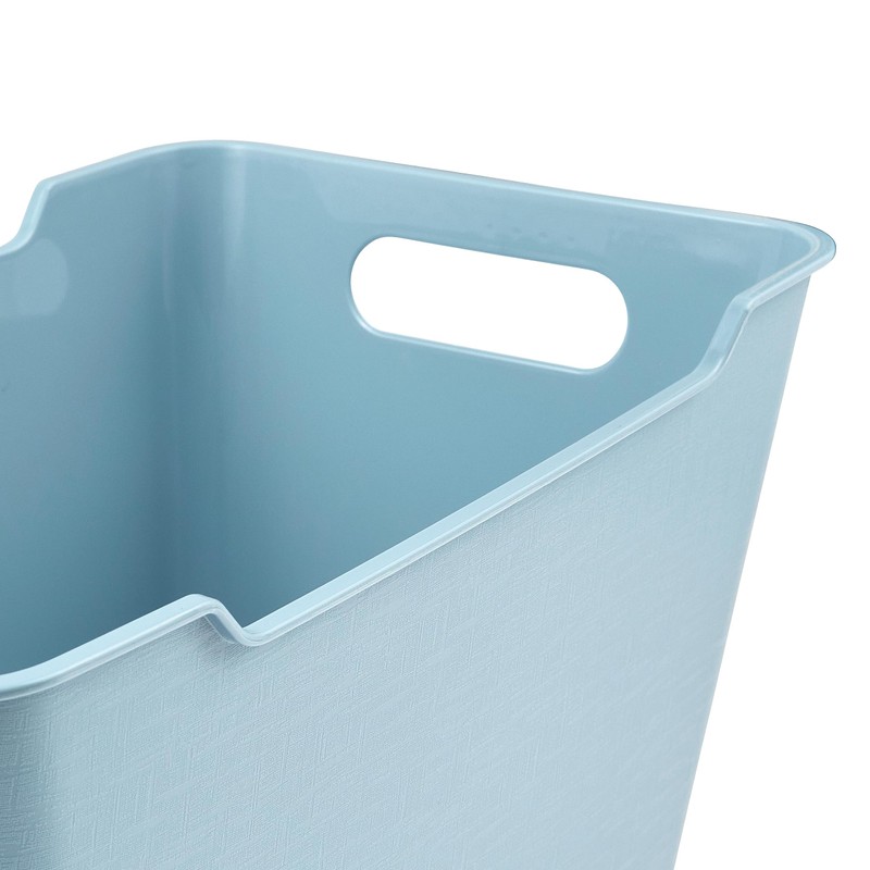 keeeper 6 Litre Textured Storage Box Lotta Nordic Blue