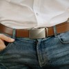 BOSTANTEN Ratchet Leather Belt For Men 2 Pack Dress and