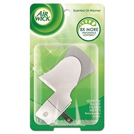 Air Wick - 78046 Plug in Scented Oil Warmer, White, Essential Oils, Air Freshener,6.3" x 2.3" x 3.7", 6.0 Count