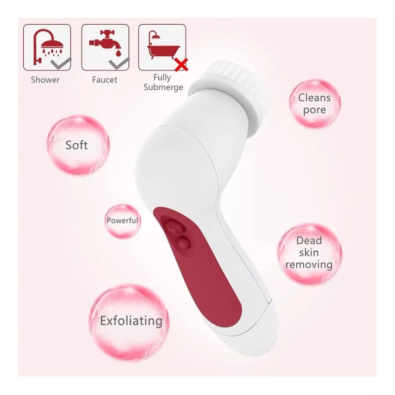 Clsevxy Juego De Cepillos Giratorios De Limpieza Facial 3 Ca