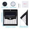 TORCHSTAR 8-Pack 40 LED Solar Lights Outdoor, Waterproof Solar Motion