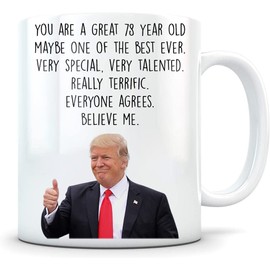 78th birthday gift for women and men, 78th birthday mug, 78 year old birthday gifts, happy 78th birthday, 78th bday party, 78th birthday gag