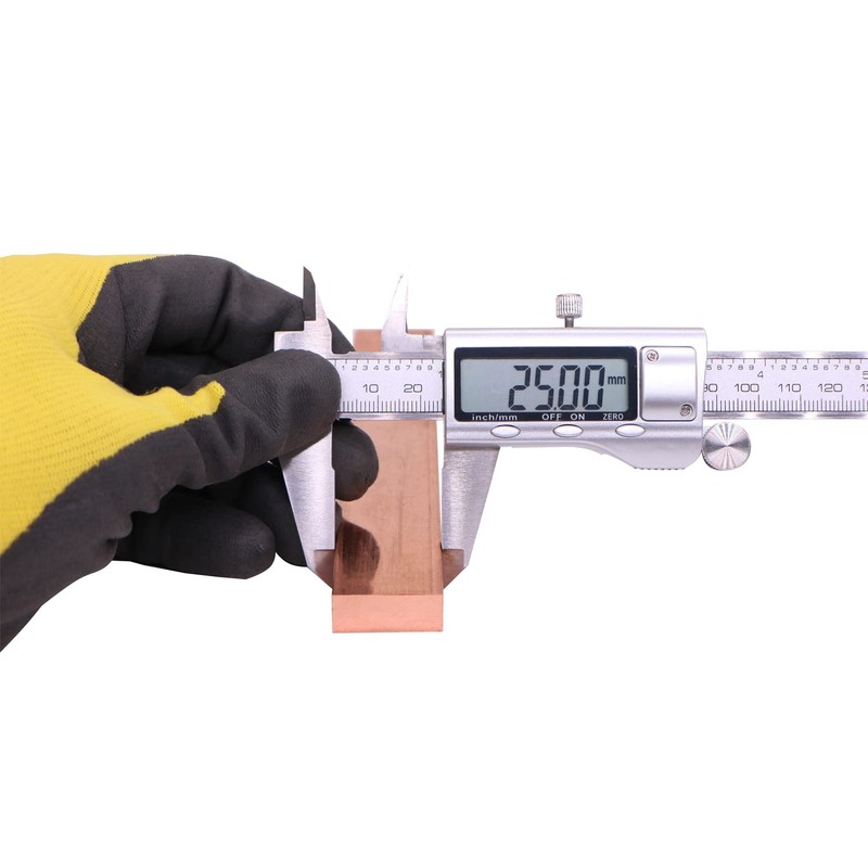 VERNUOS 3/8" x 1" C110 Copper Flat BAR 6" Long