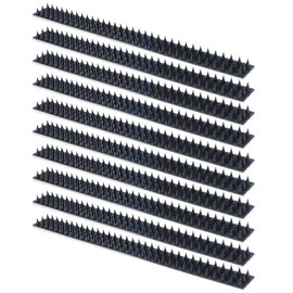 Vilde Bird Spikes Bird Spikes Black Pack of 10 50 x 4.5 x 2 cm