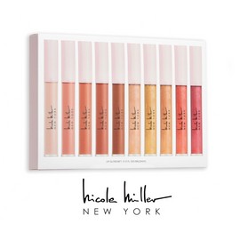 Nicole Miller 10 PC Full-Size 3.5ml Each Multicolor Lip Gloss Set