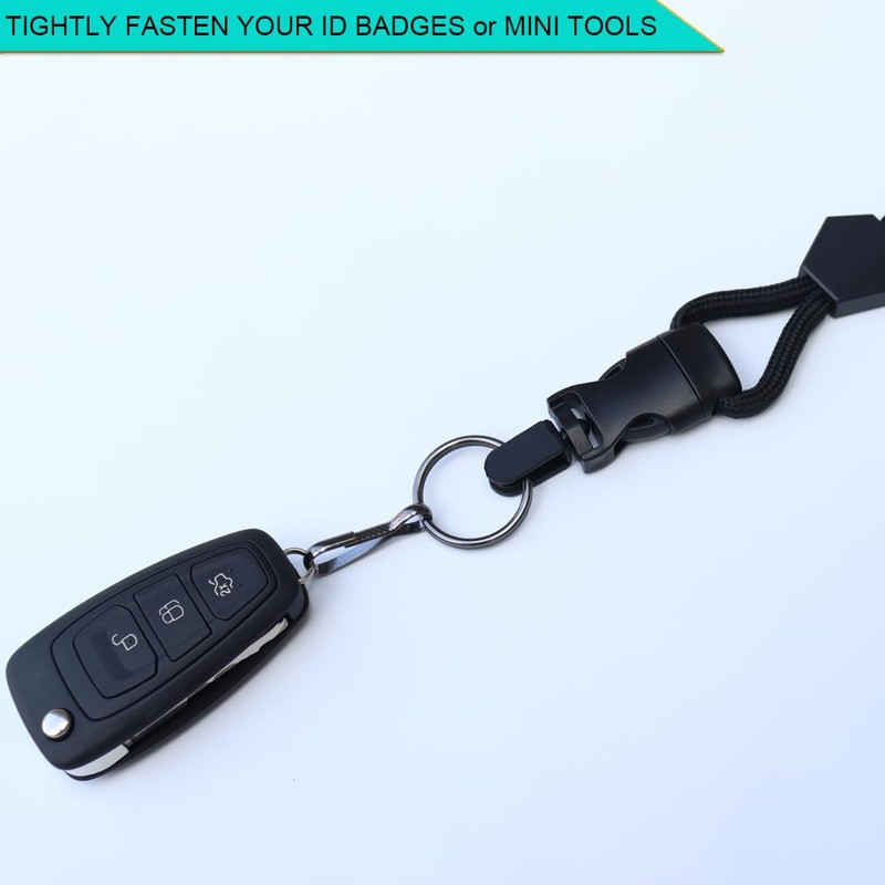 2 Pack-Heavy Duty Breakaway Lanyards for ID Badges and Keys-Badge