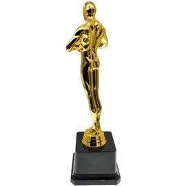 KAIAIWLUO Gold Award Trophy,Plastic Gold Trophies Cup Style Trophy Golden Trophy Statues Trophies for Kids Party Bag Fillers Prizes Sports Games 21CM