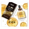 Sérum oro 24 K + ácido hialurónico 30 ml, hidratación