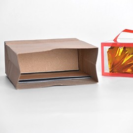 SUMAG Super Mini Delux Paper Bag Appearing Flower Box (13 x 6 x 6cm) Magic Tricks Stage Props Gimmick Comedy Mentalism Magic