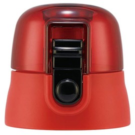 SKATER P-SDPV5-CU-A Replacement Cap Unit for Kids Water Bottle Parts 16.9 fl oz (480 ml) Compatible with SDPV5 Red