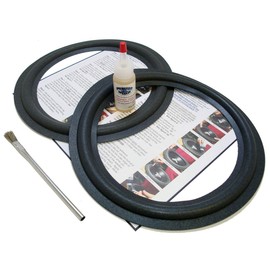 Springfield Speaker 10" Foam Surround Edge Repair Kit - 2 Speaker Kit - Compatible with JBL 118H, 125A, 127A, 127H, 127H-1, 127H1, 310G, 410G, 410G-2, 410G2, 4410, 4410A, 4410 L, 4410 R, Many More