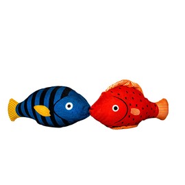 Captain Catnip American Catnip Filled Fish Cat Toy, Interactive Cat Toys for Indoor Cats, Kitten Toy, Cat Chew Toys for Cats, Great for Cats & Kittens Catnip & Interactive Cat Toys, Pack of 2