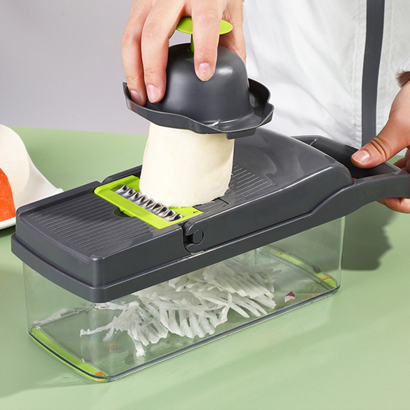15PCS Multifunctional Food Chopper Vegetable Dicer Cutter for Home Kitchen
