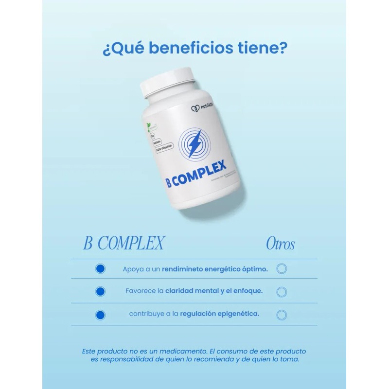 Complejo B Activo (l-metilfolato + Metilcobalamina) Con Coq1