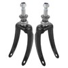 PACKOVE 2Pcs Wheelchair Front Wheel Bracket Sturdy Wheelchair Accessory for
