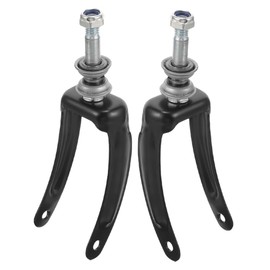 PACKOVE 2Pcs Wheelchair Front Wheel Bracket Sturdy Wheelchair Accessory for Improved Maneuverability Compatible with Swivel Wheels Easy Installation Durable Replacement Parts