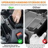 4PCS Upgraded Center Console Organizer for Jeep Wrangler JL JLU