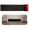 BAJIAOREN Silicone Rubber Door Kick Plate 6x42 Inches Self Adhesive