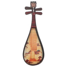 LOGOFUN Miniature Chinese Style Instrument Prop Mini Vintage Instrument Model Tiny Retro Instrument Toy for Doll House Decoration