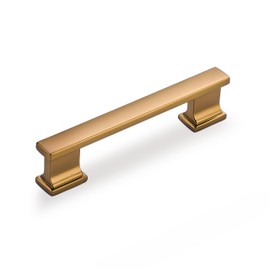 GOFFIDECO 10 Pack 4-3/4 Inch Length|3-3/4 Inch(96mm) Hole Center Champagne Bronze Kitchen Cabinet Handles, Cabinet Pulls Kitchen Cabinet Hardware, Cupboard Pulls, Drawer Handles