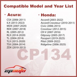 EPAuto CP134 (CF10134) Premium Cabin Air Filter includes Activated Carbon