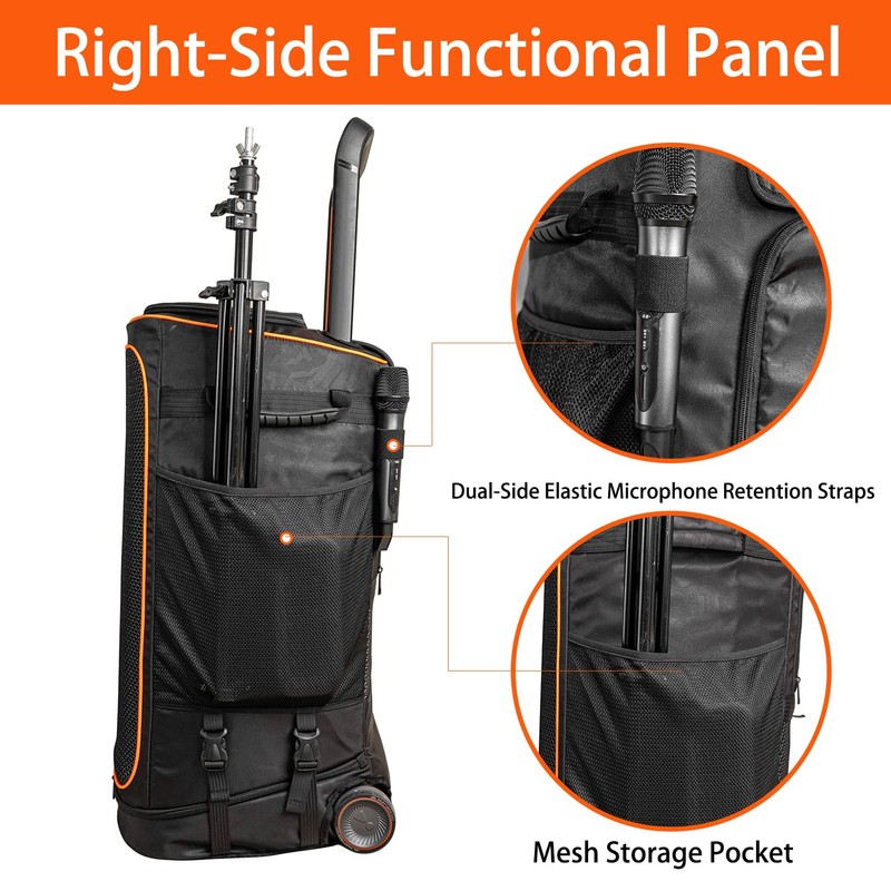 Jeachan Speaker Bag Carry Case Compatible with JBL PartyBox 520,