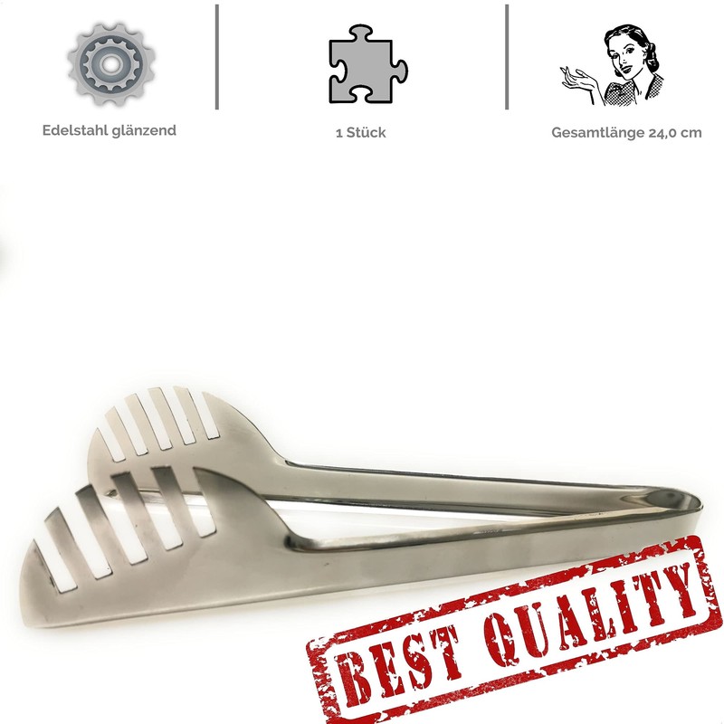 Kerafactum Pasta Server, Pasta Tongs, Pasta Server, Noodle Spoon, Spaghetti