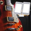 Lovermusic Metal Flat Humbucker Pickup Mounting Ring Chrome Color Pack