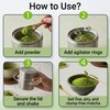 2-Pack Matcha Powder Sifter Container with 6 Stainless Steel Sifting