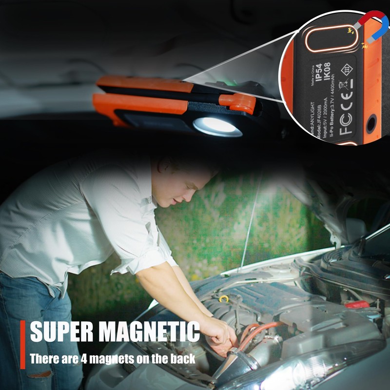 Work Light - LED Rechargeable Work Light with COB 1500LM